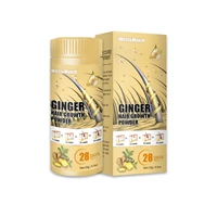 ginger growth hair powder hair thickening powder keratin collagen silk natural moisturizing repair mix serum powder hair care