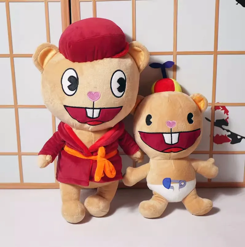 

Аниме Счастливое дерево друзья HTF Pop & Cub 30/40 см мягкие плюшевые игрушки A5190 Детский Рождественский подарок