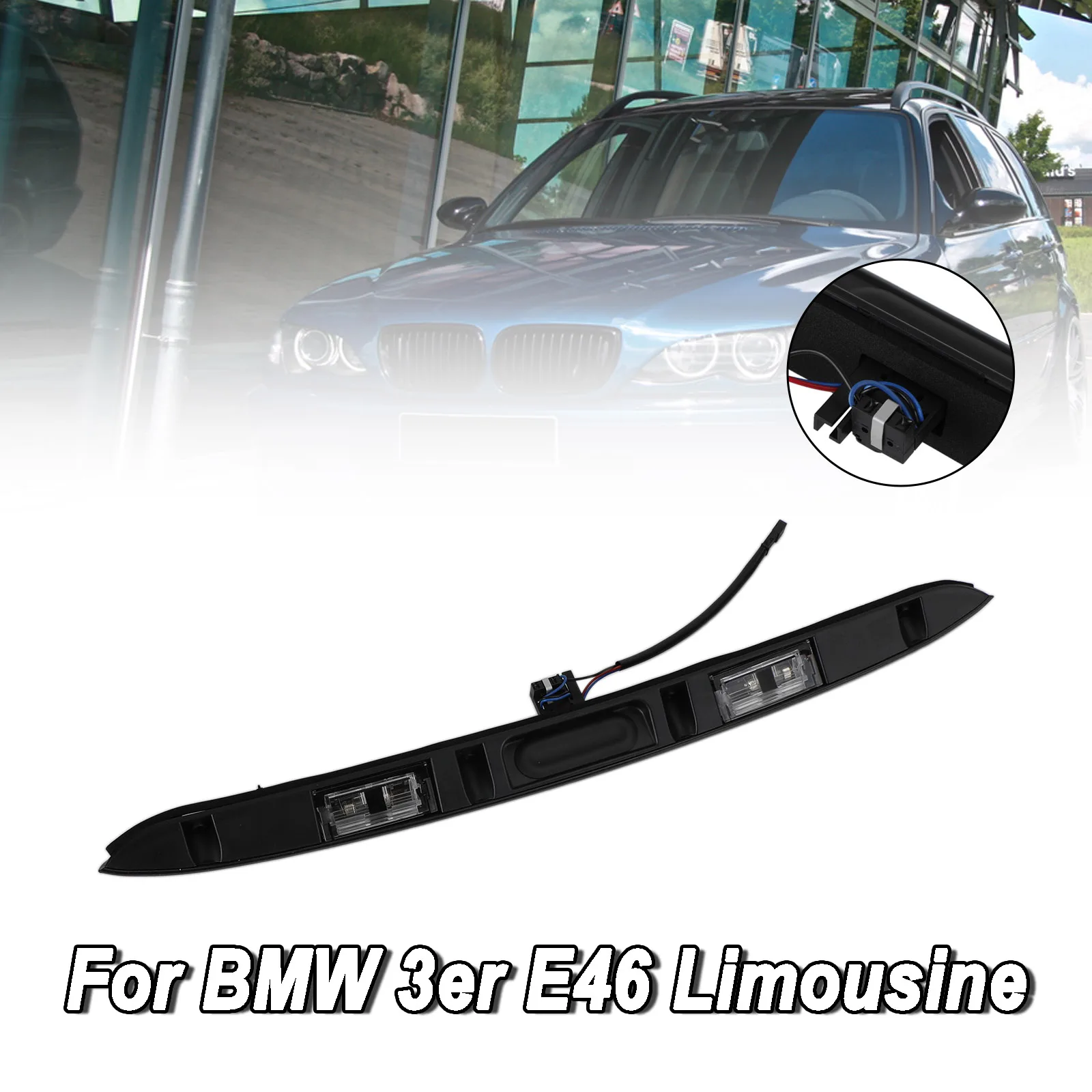 

Areyourshop Rear Trunk Liftgate Pull Handle 51137171699 fit for BMW 3 Series E46 Sedan 1997-2005 Car Accessoriess Parts