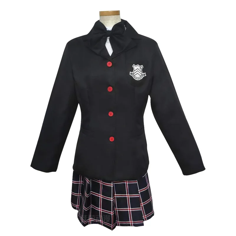 Аниме Persona 5 Касуми Йошизава карнавальный костюм школьная форма платье женский на