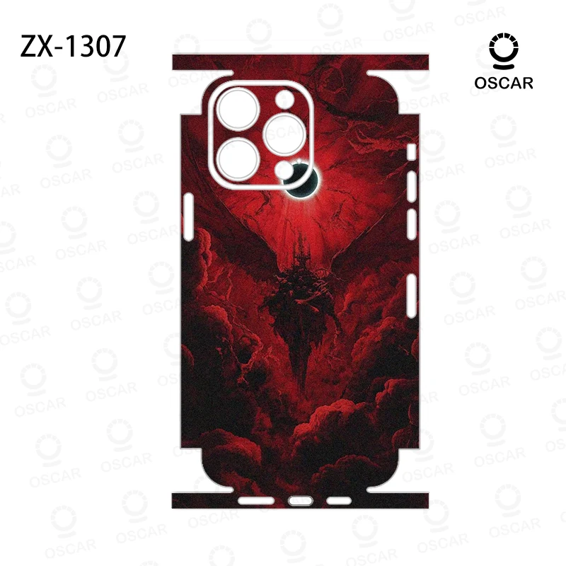 Фото Обертка OscarSkinZ для iPhone 16 Pro Max, наклейка 15, 14 Plus, задняя пленка 13 12, мини-защитная наклейка, боковая рамка, задняя защита №5