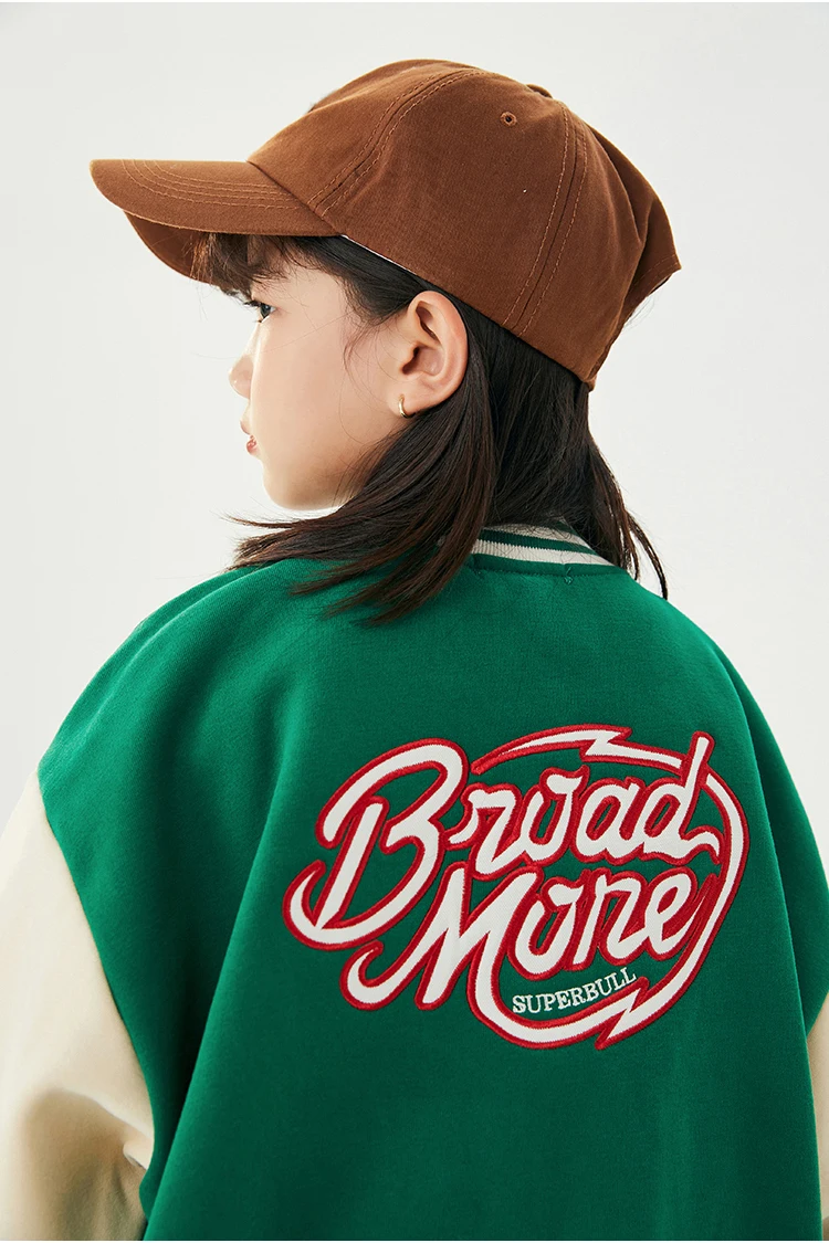 Шикарная уличная одежда унисекс детская бейсбольная куртка-бомбер для мальчиков