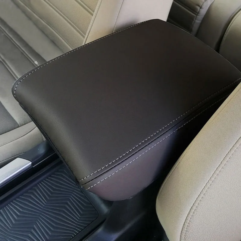 Для Honda CRV CR-V 2017 2018 2019 2020 2021 НОВЫЙ кожаный центральный подлокотник из микрофибры, кожаный чехол, декоративные детали подлокотника
