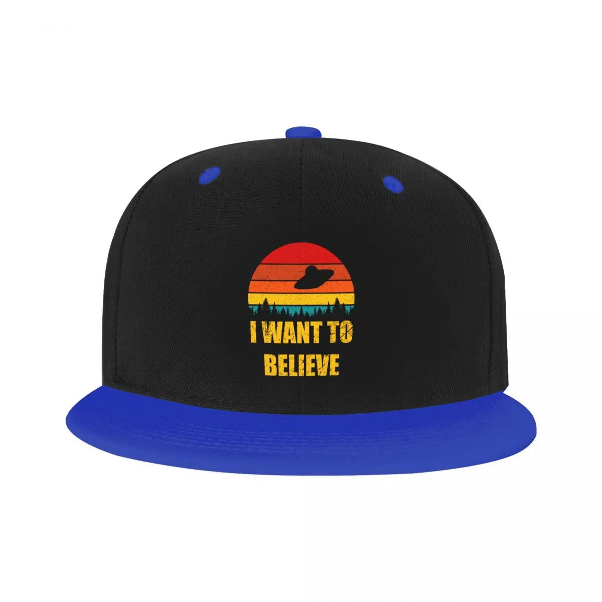 

Classic Vintage The X Files I Want To Believe Hip Hop Baseball Caps Women Men Adjustable Aliens UFO Area 51 Dad Hat Snapback