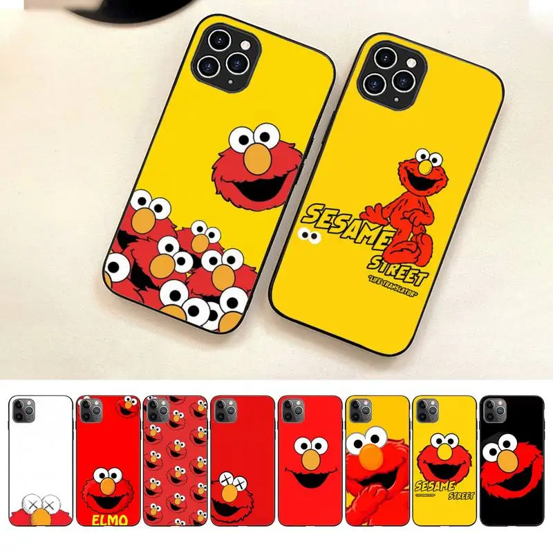 

CUTE Sesame Street Phone Case For Iphone 7 8 Plus X Xr Xs 11 12 13 Se2020 Mini Mobile Iphones 14 Pro Max Case