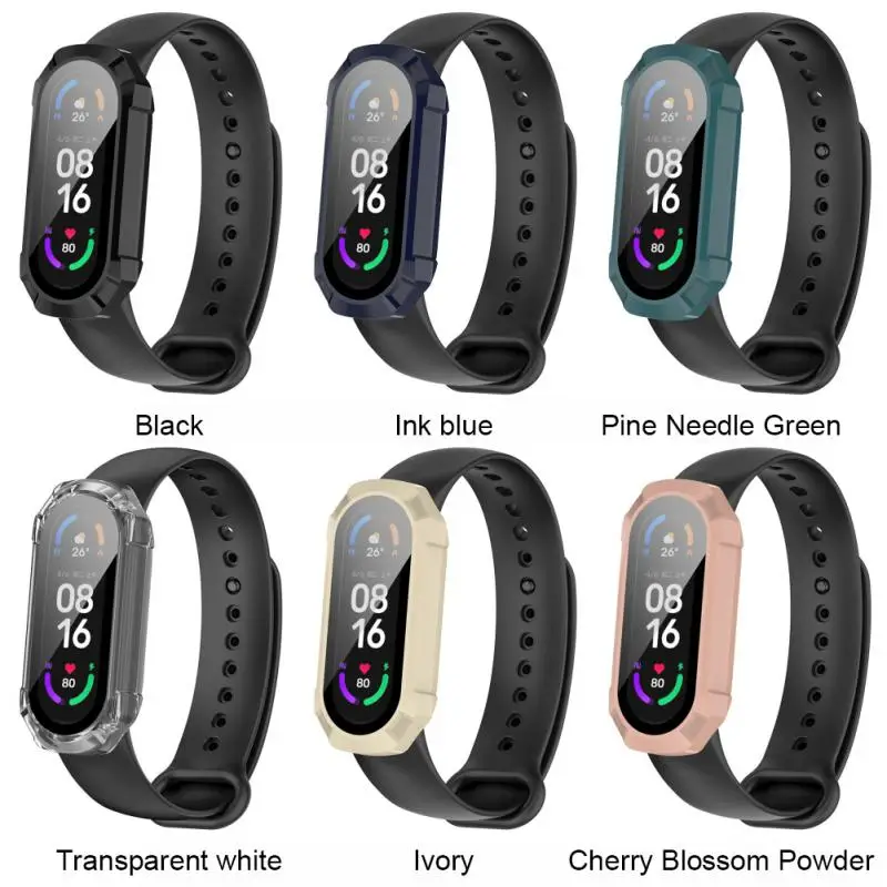 

Для Mi Band 6 5 4 зеркальная + пленка с полным покрытием, защита от царапин, для Miband 6 5 4, защитная пленка из закаленного поликарбоната