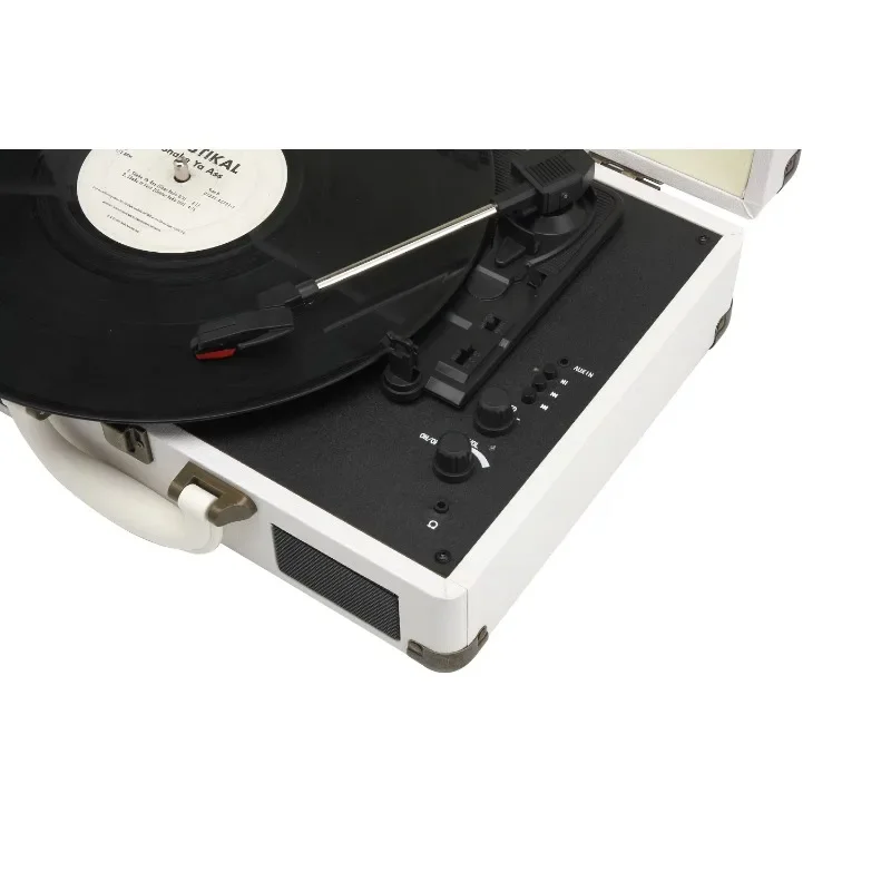 Включите музыку с JOPOSTAR винтажный Ретро Bluetooth проигрыватель виниловых записей