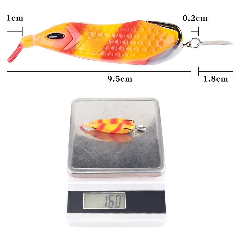 Фальшивая приманка для морской рыбалки 9 5 см/16 г