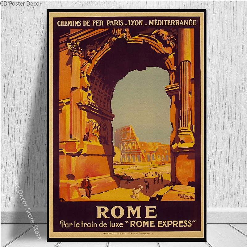 Постер для путешествий