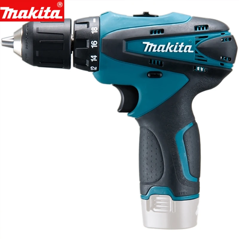 

Makita литиевая батарея с регулятором скорости зарядки дрель 12 В винтовая мебельная промышленность портативная светодиодный светодиодной по...