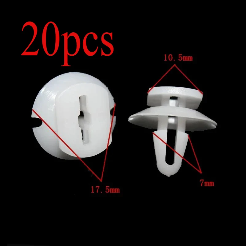 

20 шт. зажимы для карточек передней двери пластиковая застежка для Ford Fiesta Fusion 1552662 1208973