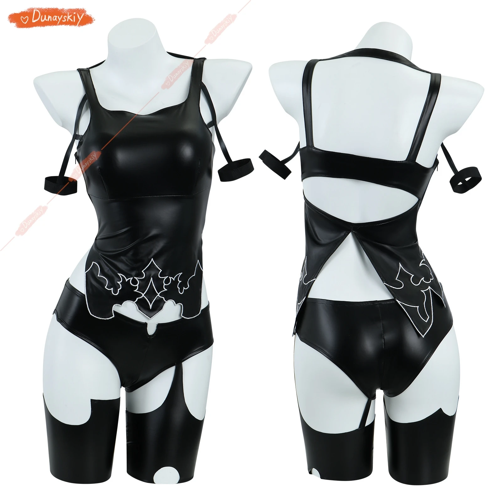 Костюм для косплея Game NieR:Automata A2 сексуальный черный боевой костюм женщин красивый