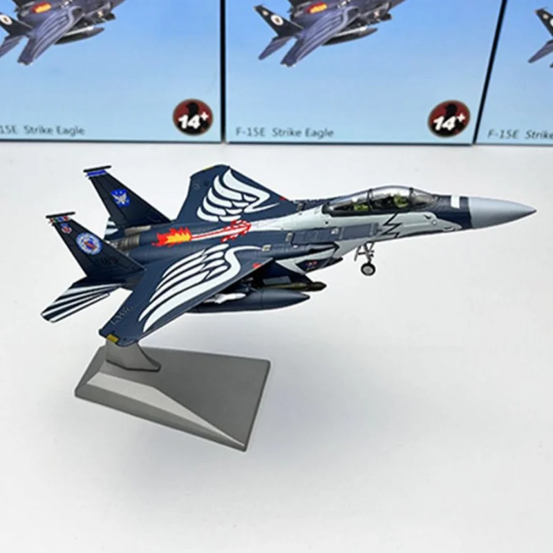 

Scale 1/100 Fighter Model US F-15 Eagle Military Aircraft Replica Aviation World War Plane Collectible Toy for Boy