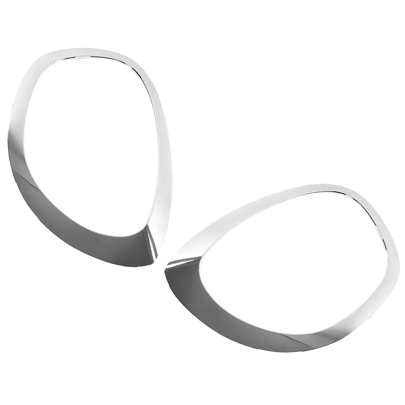 

Для BMW Mini Cooper Countryman F60 2017-2021 хромированное кольцо для фар автомобиля, ободок, накладка, объемная крышка, накладка на рамку фары, комплект отделки