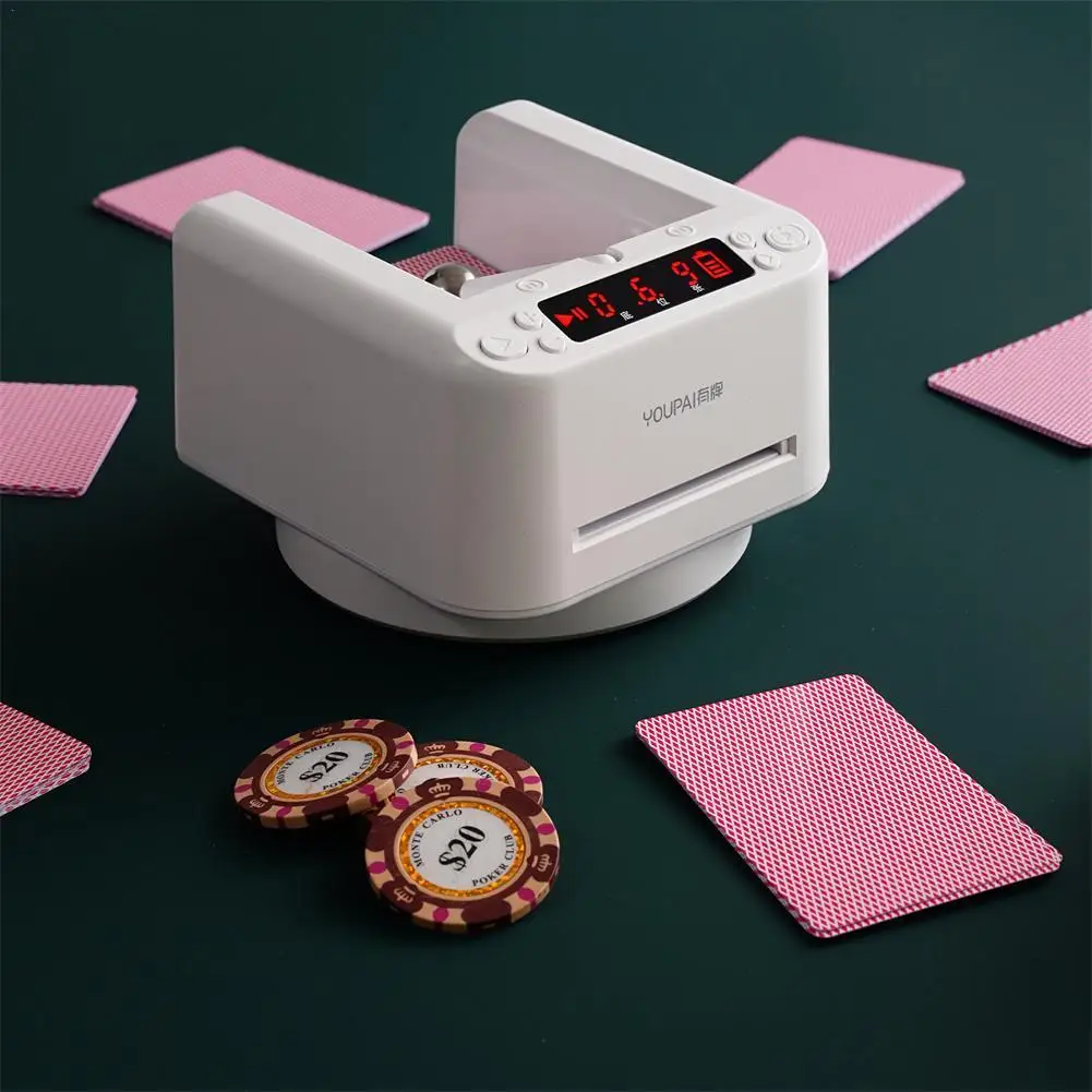 

Автоматическая машинка для продажи карт, вращающаяся на 360 ° универсальная автоматическая машинка для продажи игральных карт, инструмент д...