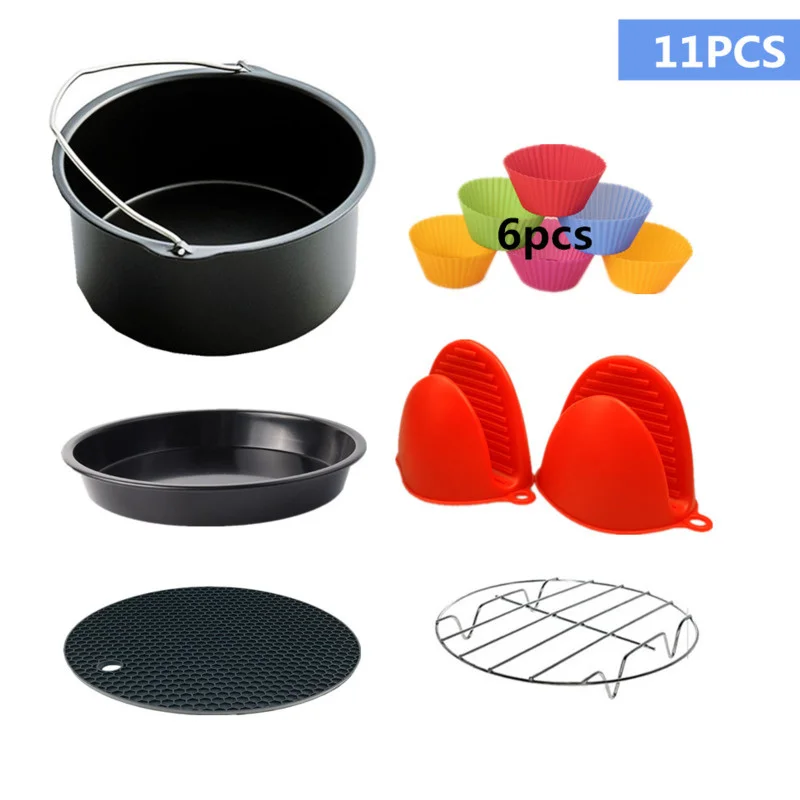 

11 шт./набор, кухонные принадлежности для жарки