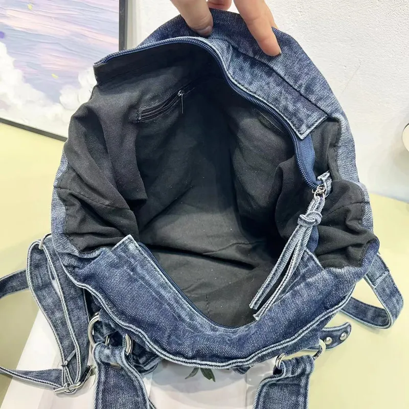 Новинка 2024 Корейская версия модной ретро сумки с несколькими карманами модная