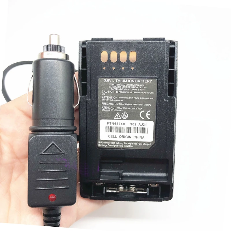 12/24V Car Charger Battery Eliminator Adapter For Motorola Mtp750 Mtp800 Mtp810 Mtp830 Mtp850 MTP850S CEP400 Radio for PMNN4351B
