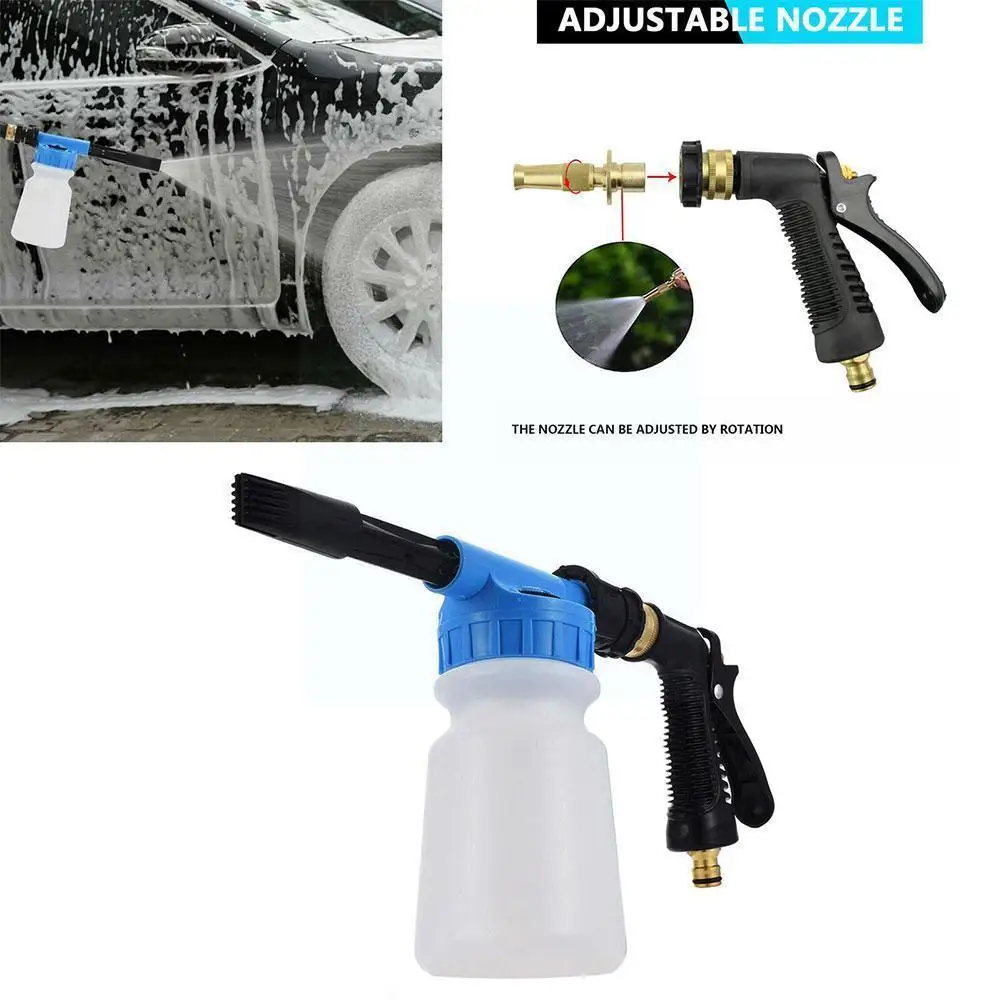 

Portable 2 in 1 Foam sprayer Lance Water Gun low Pressure Nozzle Sprayer Car Tools Cleaning Wash Washer Jet Tool Automobile V6A1