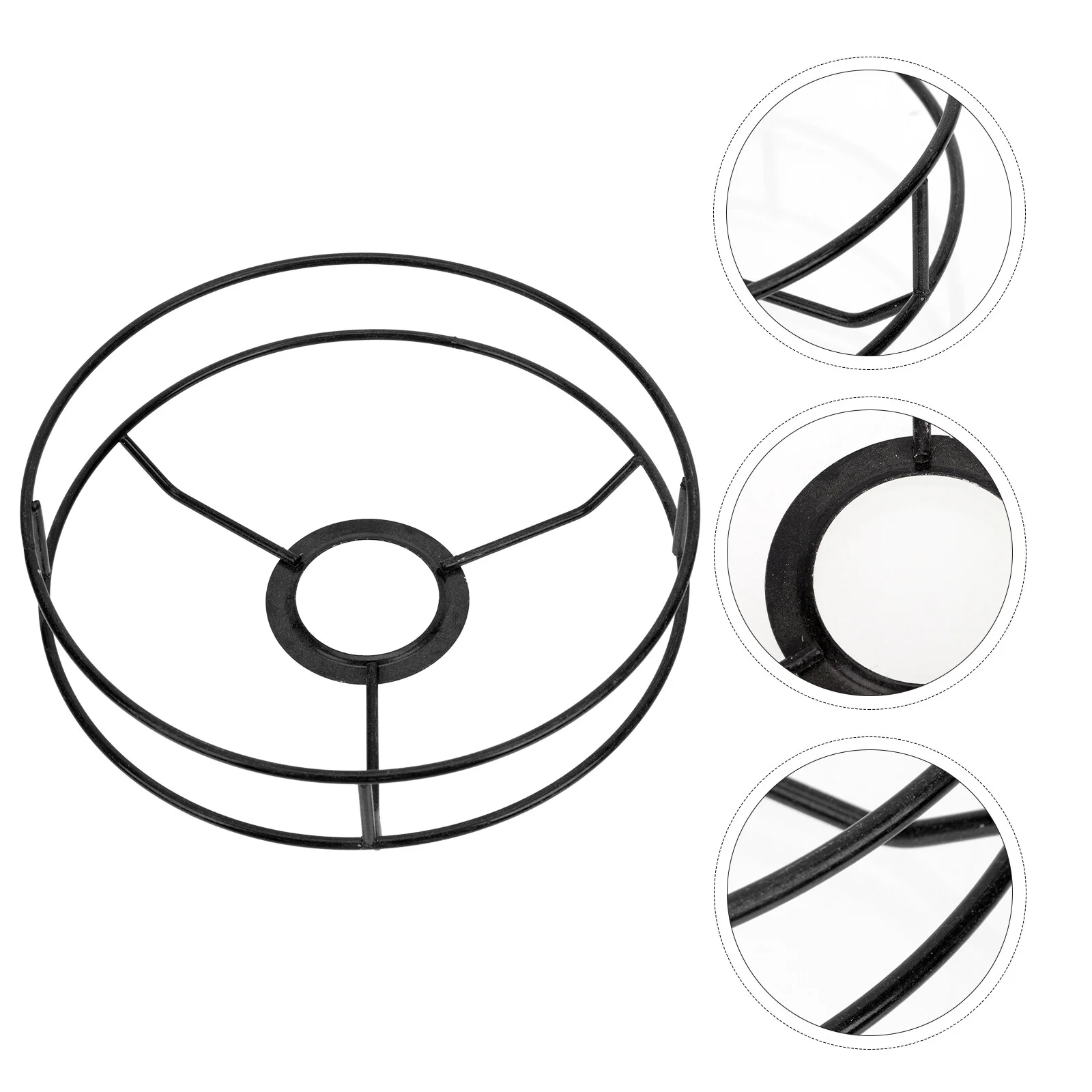 

Lighting Iron Lamp Bracket Square Stand Accessories Hanging Ceiling Frames Wrought Chandelier Round Shade