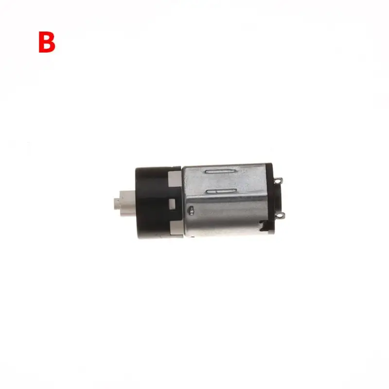 Фото 1 шт. DC 1.5V-3.7V 3V Низкоскоростной миниатюрный планетарный мотор-редуктор M10/N20 с большим крутящим моментом, бесшумный, пластиковый, с перекрестным валом №5