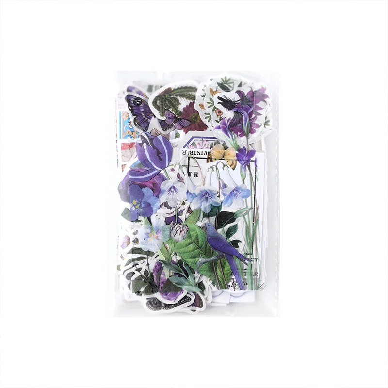 200 шт./упаковка бумажные наклейки в виде растений |