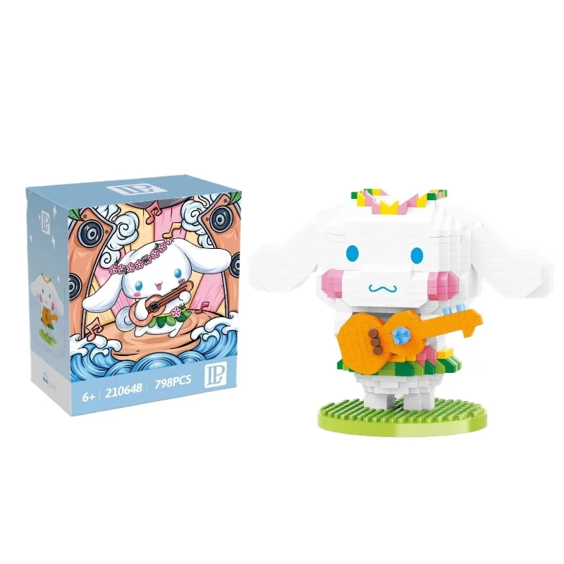 Sanrio миниатюрный строительный блок с изображением собаки из корицы нефрита