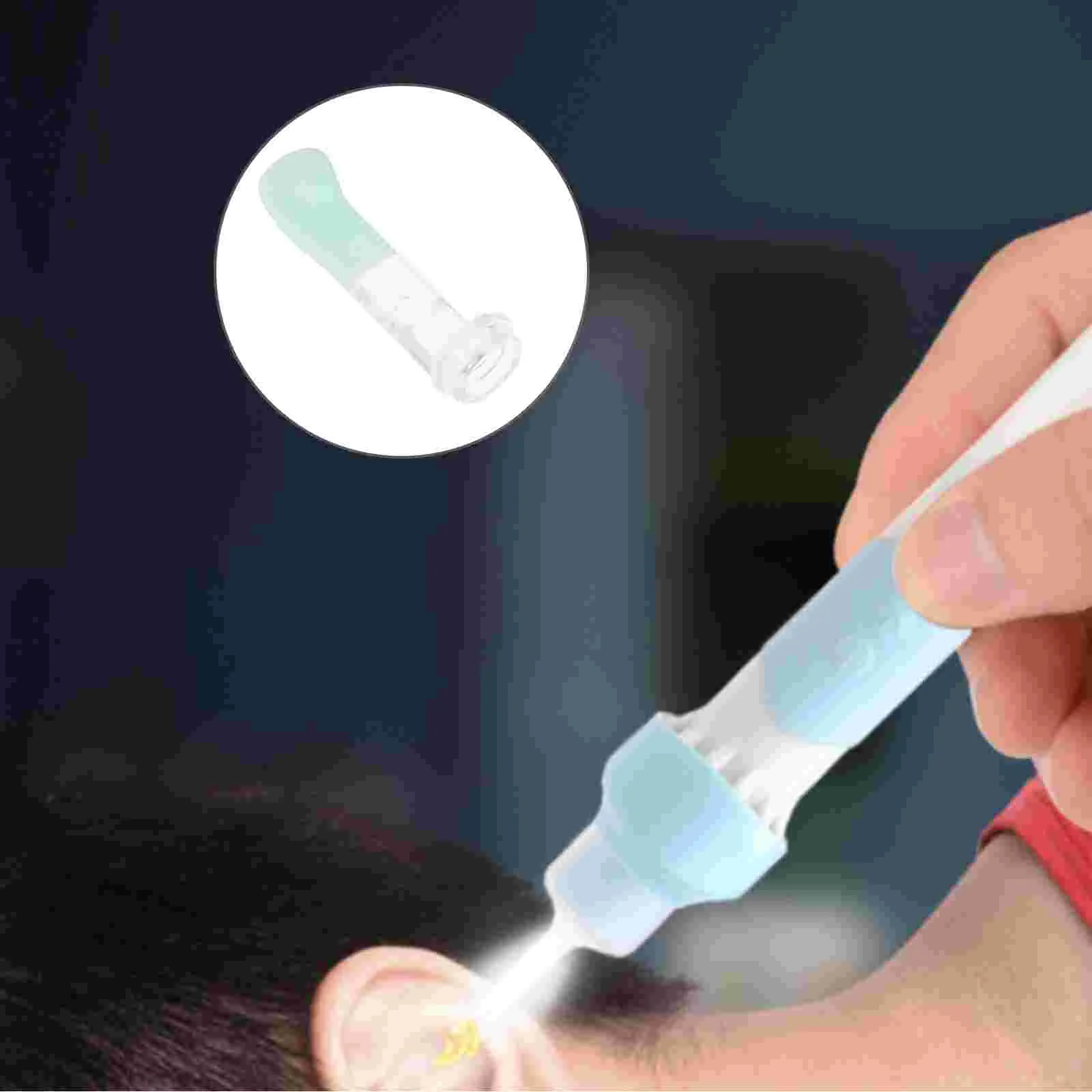 

Ear Wax Cleaner Spoon Removal Camera Tips Baby Replacement Tool Pick Earwax Remover Silicone Scoop Scoops Spiral Cleaning