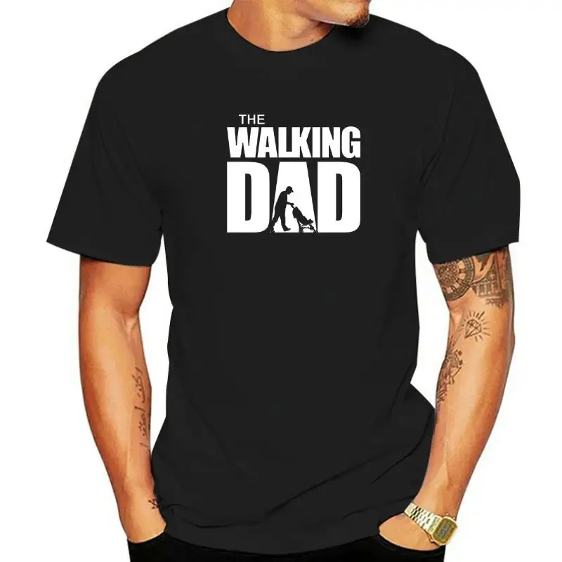 Летняя футболка The Walking Dad Футболка мужская крутая повседневная модные топы в