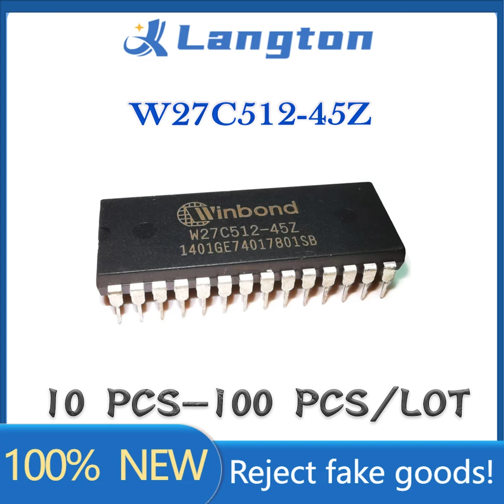 

100% Brand New Original W27C512-45Z W27C512-45 W27C512-4 W27C512 W27C51 W27C5 W27C W27 W2 IC EEPROM 512KBIT PARALLEL DIP-28