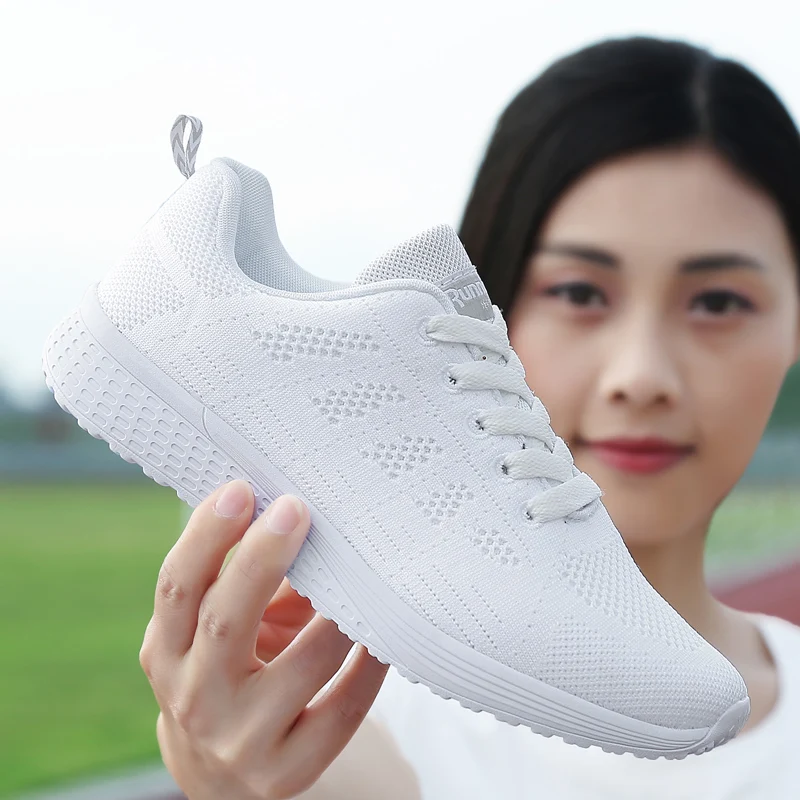 Sneakers for Men Women Light Weight Flatform Walking Shoes Comfortable Lace-up Outdoor Casual Shoes