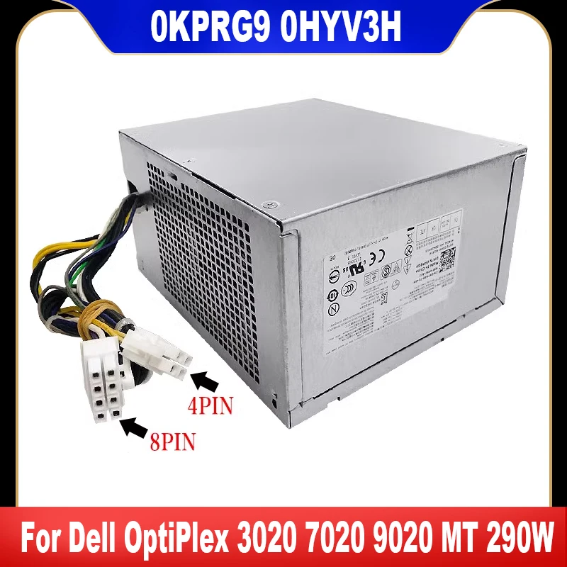 Блок питания для Dell OptiPlex 3020 7020 9020 MT 290 Вт L290AM-00 D290EM-00 HU290AM-00 H290AM-00 0KPRG9 KPRG9 0HYV3H HYV3H