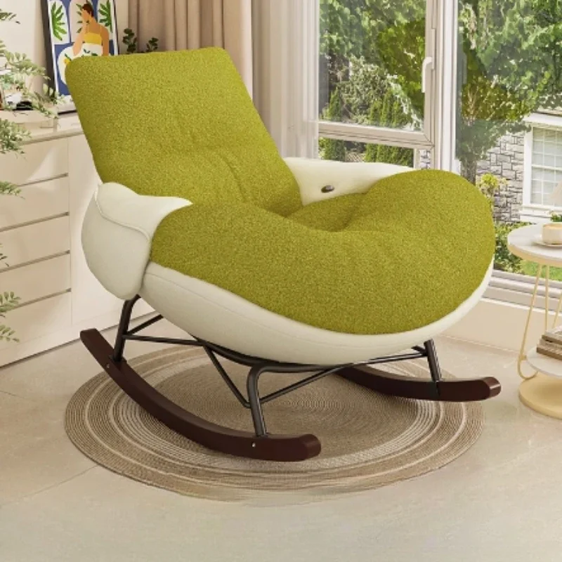 Роскошный дизайн кресло-качалка скандинавское для балкона яйцо удобная