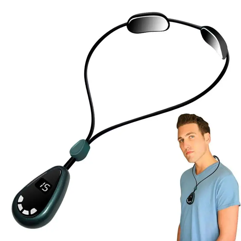 

Portable Pendant Neck Massager Mini Cervical Spine Massage Device 6 Massage Modes 15 Intensity Portable Intelligent Massage Tool