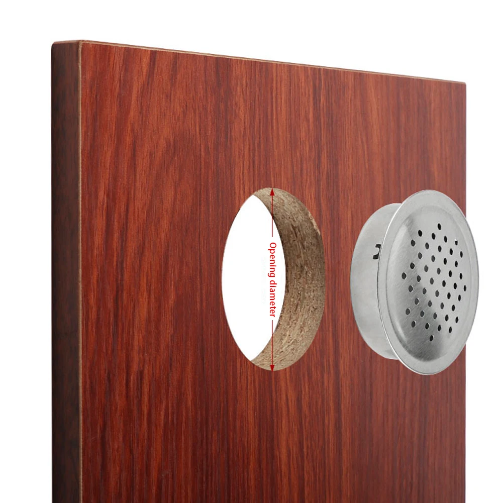 

Brand New Air Vent Stainless Steel Hole Plug Decoration Cover Louver Mesh Round Ducting Ventilation Wall Ceiling