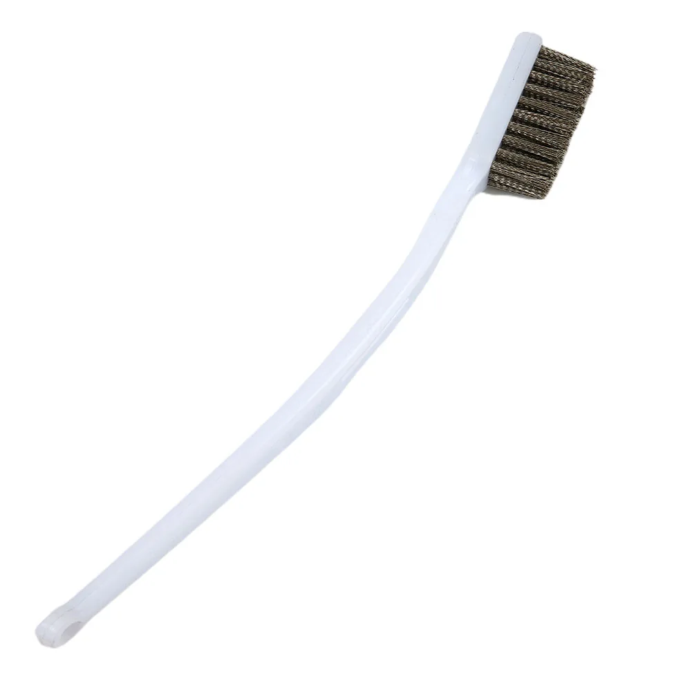 

5pcs Wire Brass BrushMini Brushes Micro Steel Brass Rust Remover Paint Remove Metal Scrubbing Polishing Burring Brush Hot！