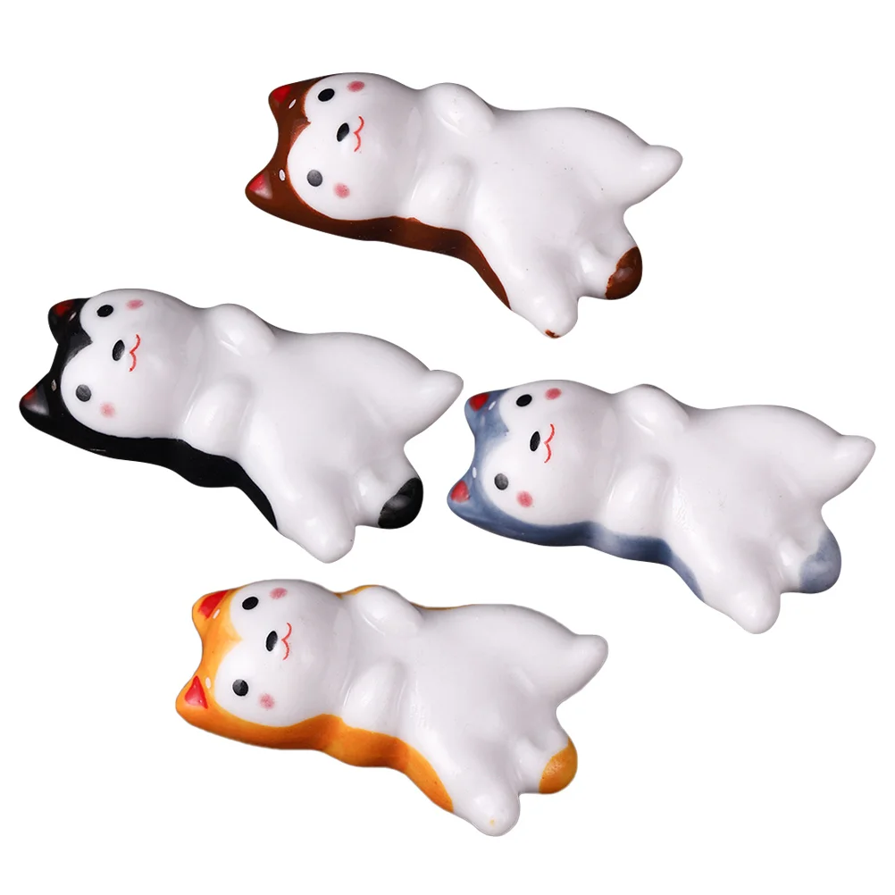 Держатель для палочек еды подставка ложки керамическая кухонная утварь собак