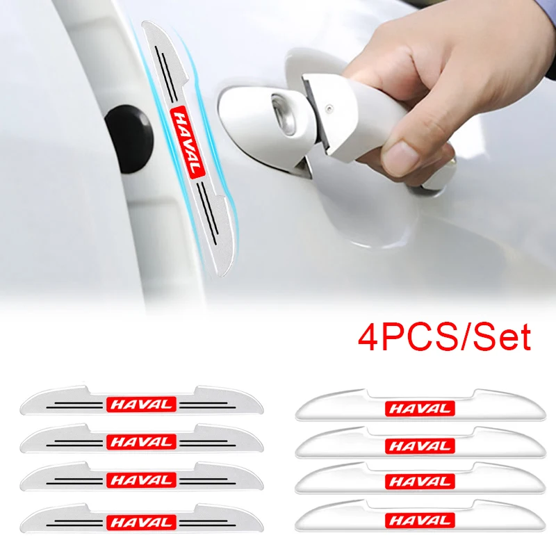 4 шт., автомобильные наклейки с защитой от царапин для Haval H3 H6 H2 H5 H7 H8 H9 H6 Sport Coupe M2 M4 T FEK Silah Tabanca Korna