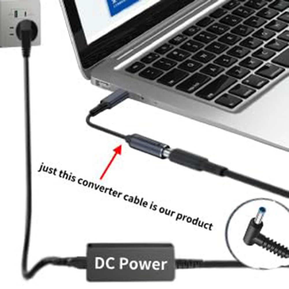 Женский вход постоянного тока к USB C PD кабель для зарядки 100 Вт зарядный DC4506 Type-C