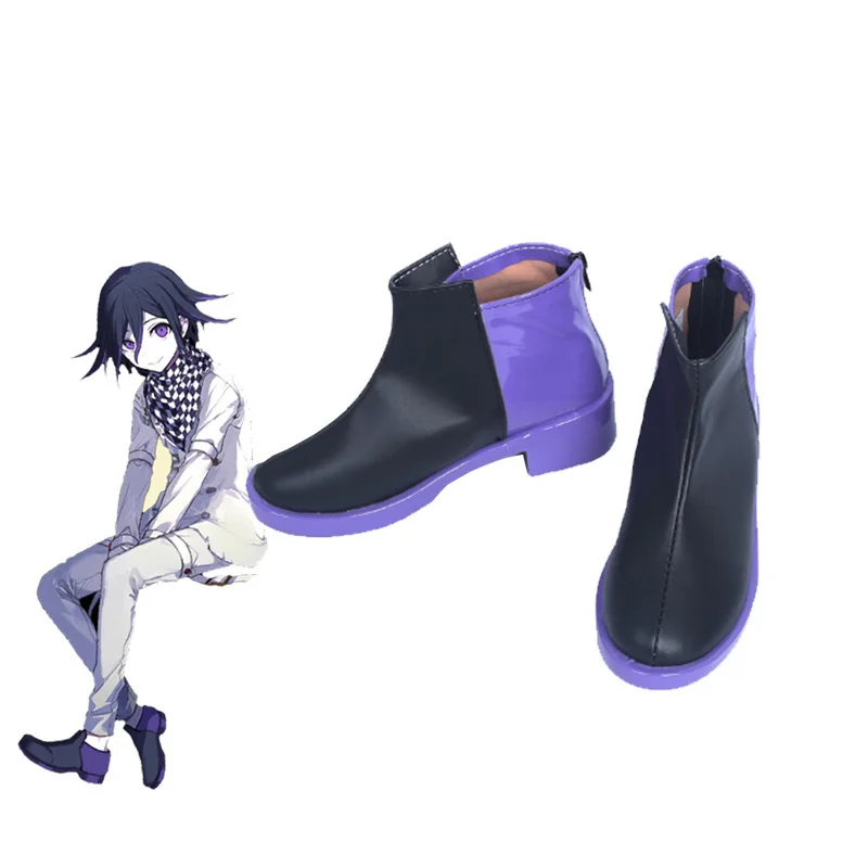 

Японская игра Danganronpa V3 Ouma Kokichi косплей обувь Хэллоуин карнавальные ботильоны на заказ