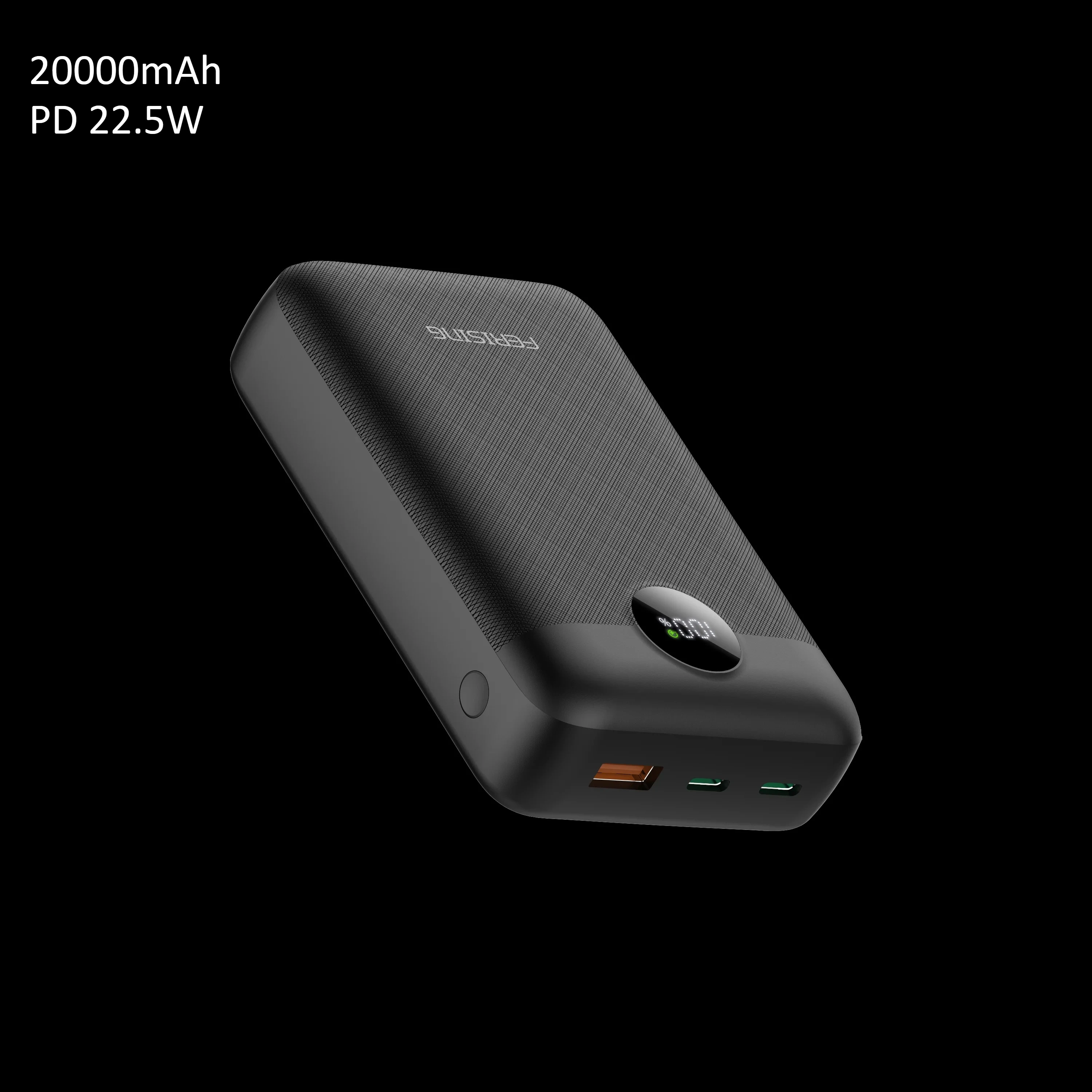 Фото FLS-C2040 Mini Type C PD 22,5 Вт Powerbank Портативная зарядка 20000 мАч Внешняя запасная батарея для iPhone Samsung Xiaomi Power Bank №1