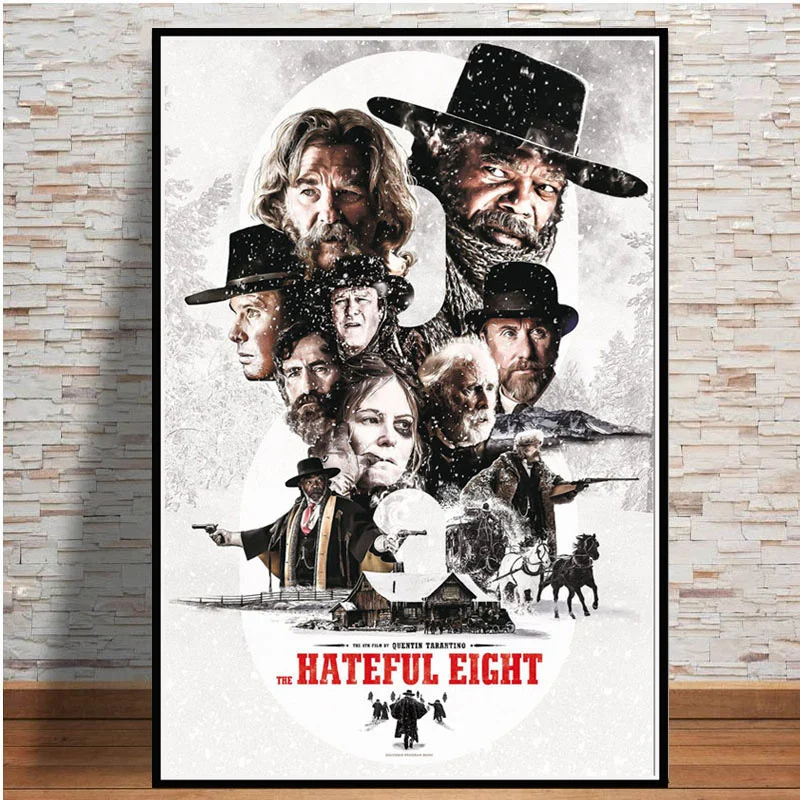 

The Hateful Eight Classic Movie Print Art Canvas Poster For Living Room Decor Home Wall Picture