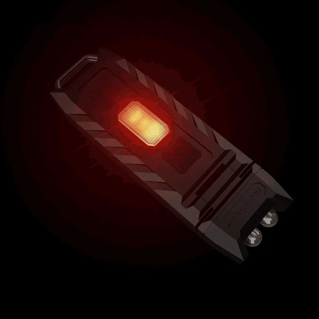 

Flashlight Mini Replacement Rechargeable Back Clip Heavy Duty 120 Degree Adjustable USB Electric Torch with Keyring
