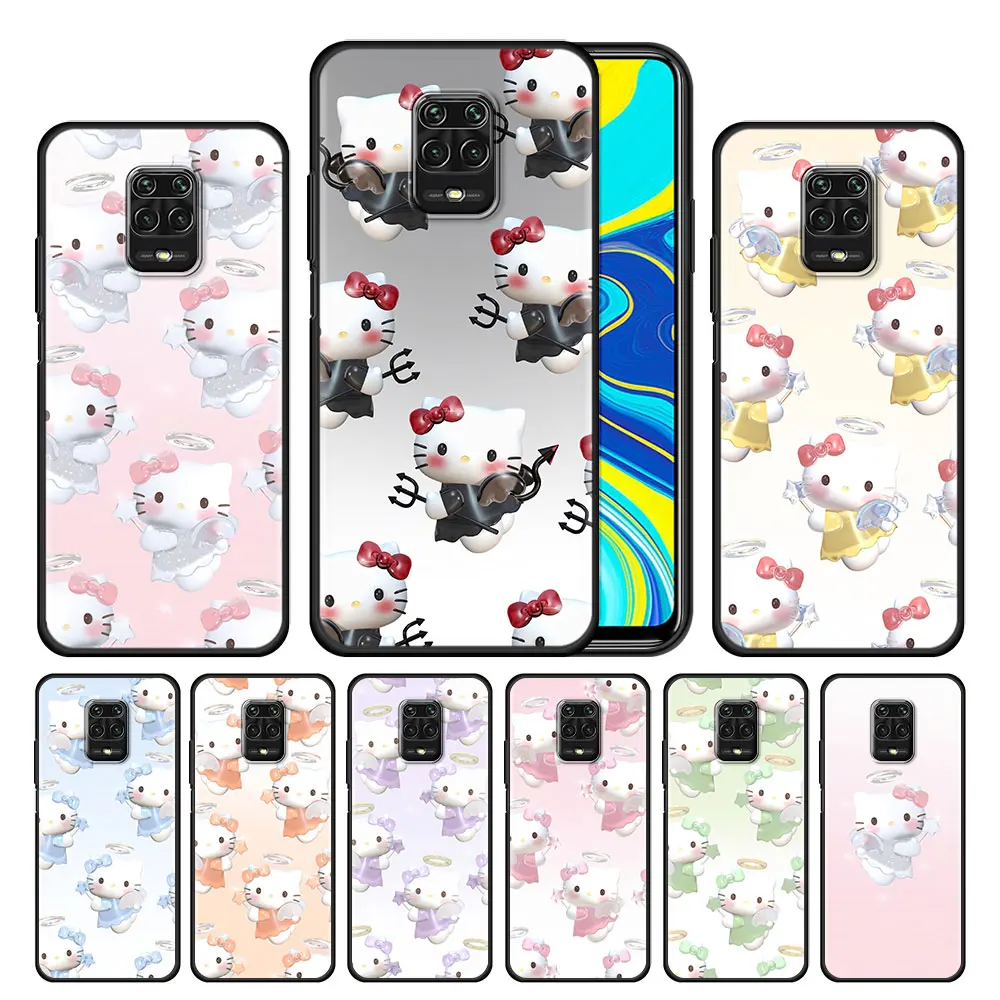 

Phone Case Cover for Xiaomi Redmi Note 10 11 Pro Mi 11 Lite 11T 10T 11S 9T 5G 10S Style TPU Hello Kitty 3d Coloring Angel