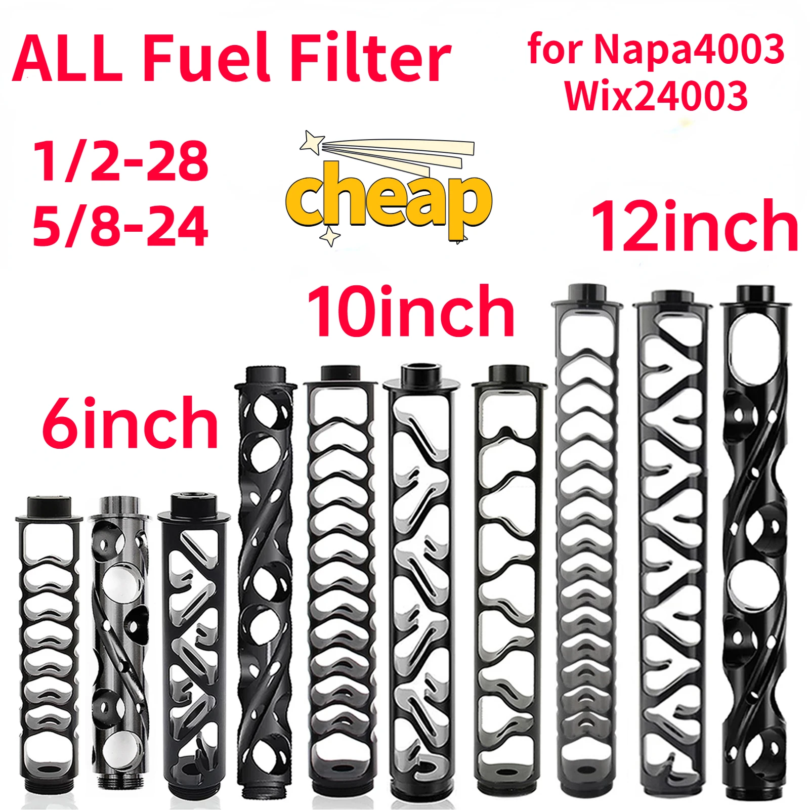 

Топливный фильтр, ловушка для растворителя, 6 дюймов, 10 дюймов, 12 дюймов, топливные фильтры, масляные фильтры, ловушка для растворителя для фи...