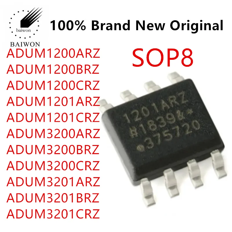 100% оригинальная микросхема ADUM1201ARZ-RL7 ADUM1201BR ADUM1201CRZ цифровой изолятор AR BRZ CR