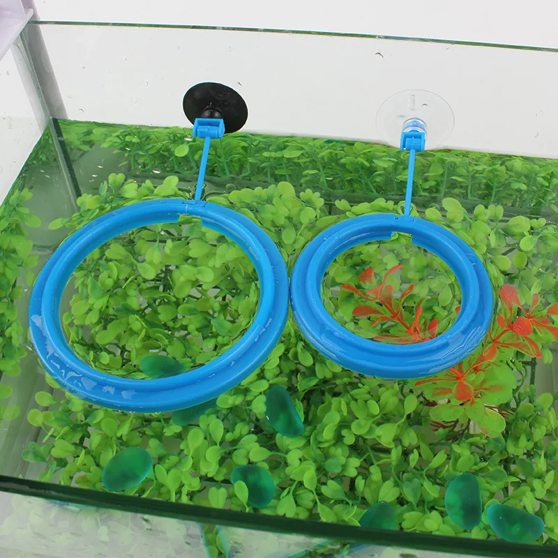 

Fish Food Feeder Suction Cup Aquarium Feeding Ring Fish Tank Station Floating Food Tray Feeder Square Circle Accessory