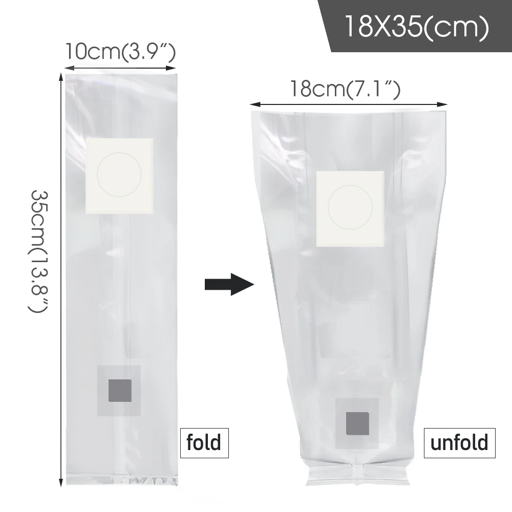 

Пластиковый мешок для выращивания грибов RBCFHI