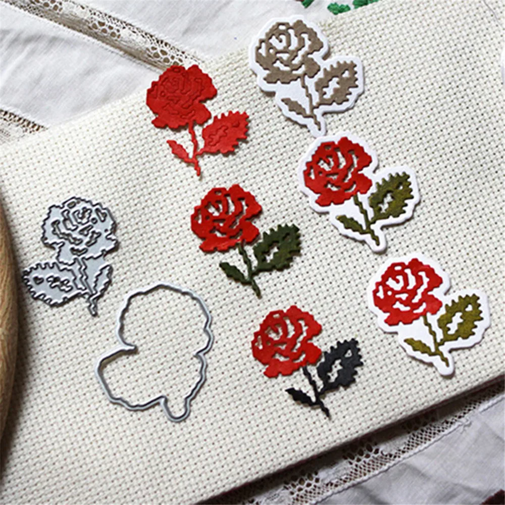 

Flowers Metal Cutting Dies DIY Scrapbooking Paper Photo Album Crafts Butterfly Bow Mould Paper Card Embossing Holiday Supplies