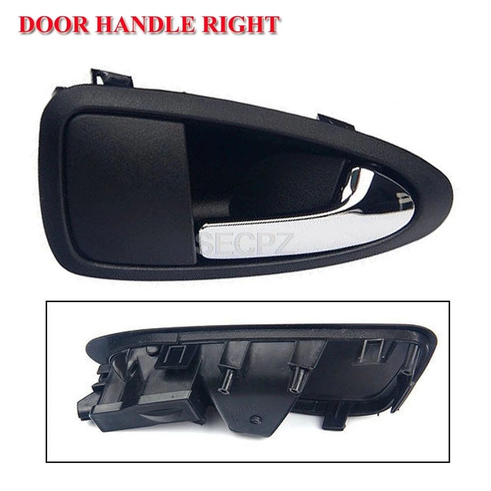 

New Black ABS Car Auto Front Interior Right Side Door Handle Inner Accessories 6J0837114A Fit For Seat Ibiza 2009 2010 2011 2012